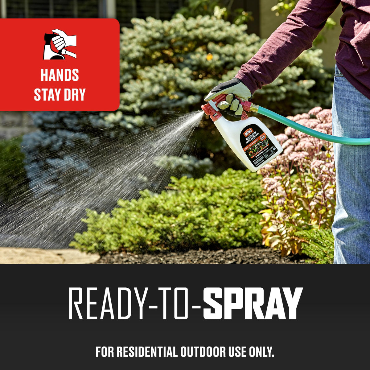 Ortho BugClear fast-acting spray with hose-end attachment