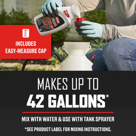 Ortho BugClear hose-sprayer use allows convenient outdoor mixing.