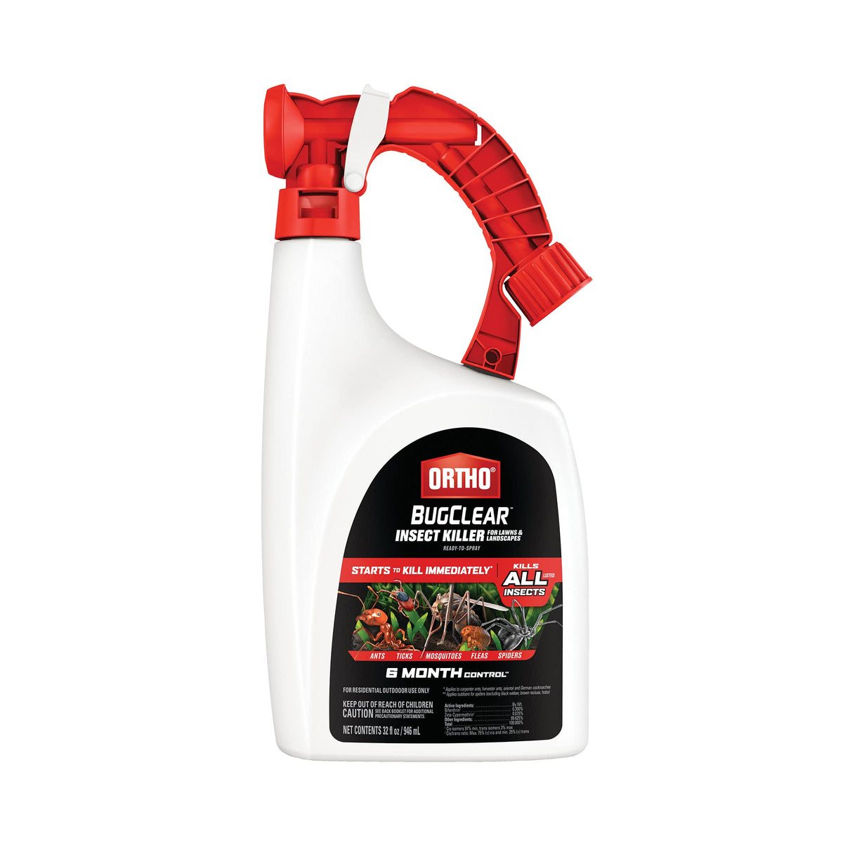 Ortho BugClear lawn sprayer ready for quick outdoor pest control around yards