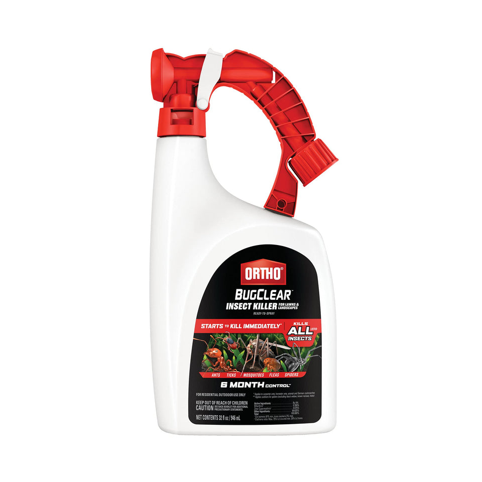 Ortho BugClear lawn sprayer ready for quick outdoor pest control around yards
