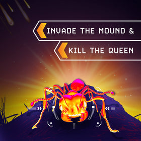 Pouring Ortho Blitz over an active mound targets the queen and nearby ants