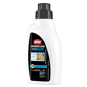 Ortho GroundClear applied around trees and shrubs for targeted weed suppression