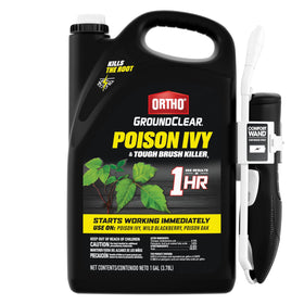 Ortho GroundClear Comfort Wand application on poison ivy leaves for fast control