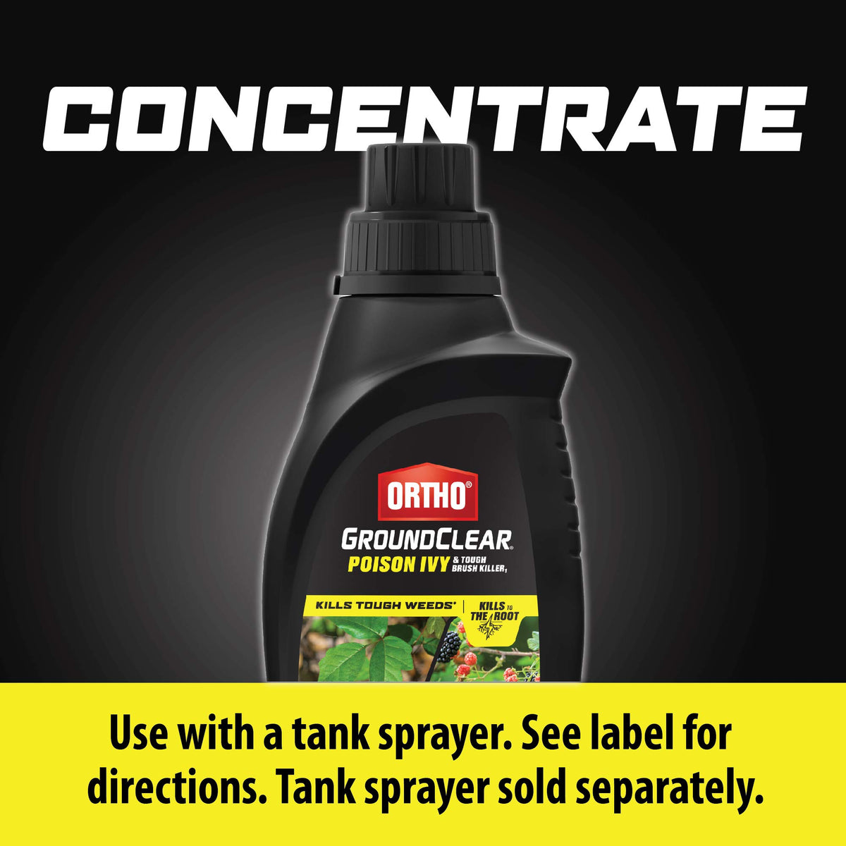 Ortho GroundClear spray along fence lines delivers broad weed control