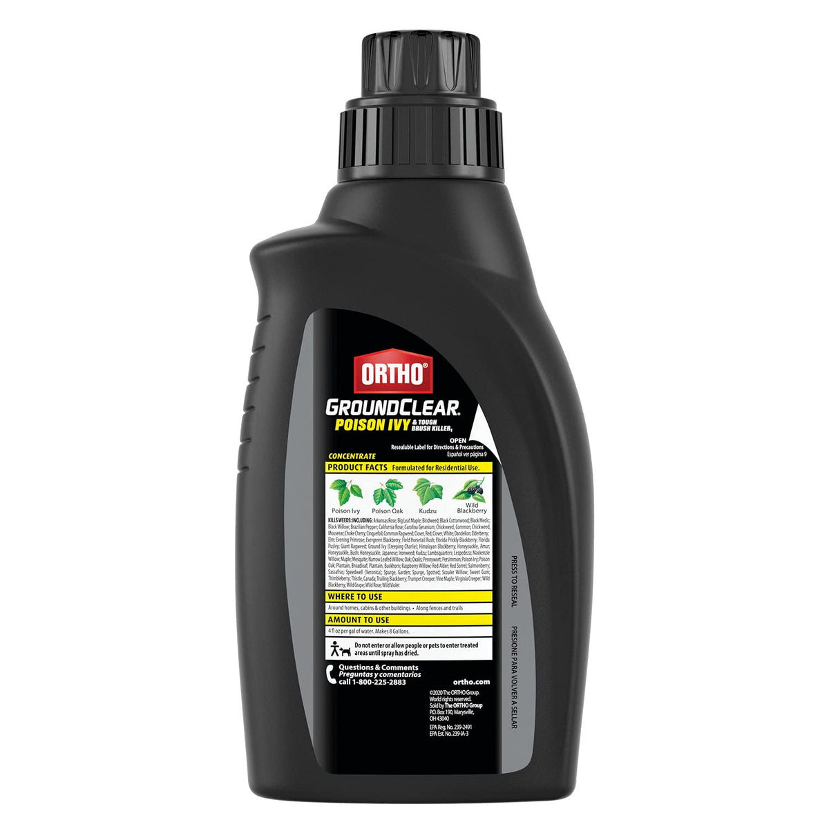 Ortho GroundClear is rainproof within two hours after application