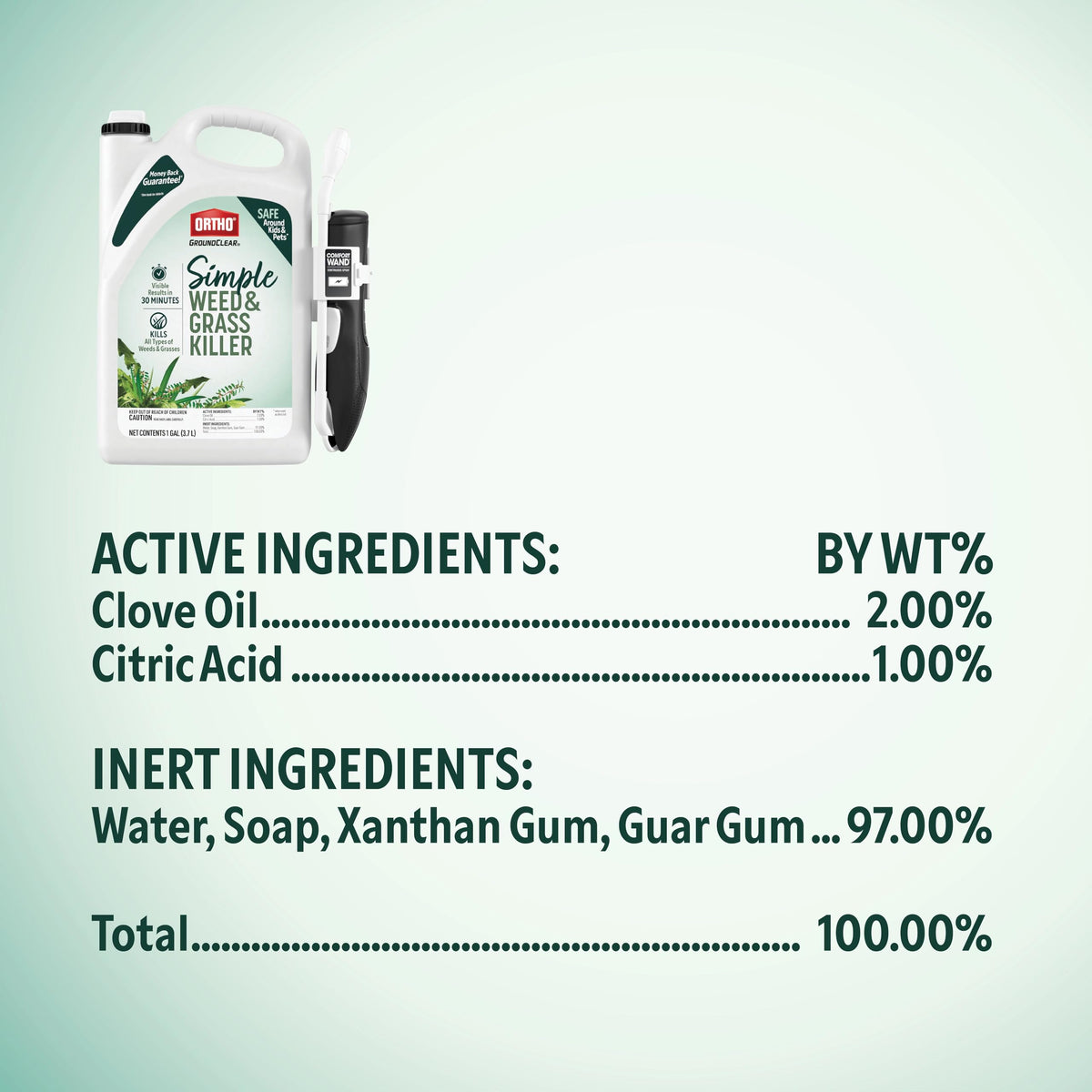 Ortho GroundClear Simple Weed Killer ready for outdoor-use touch-ups.