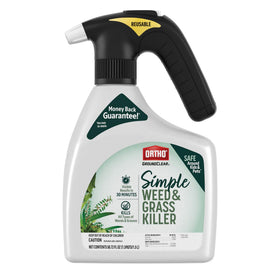 Ortho GroundClear sprayer bottle ready for quick weed control in gardens.