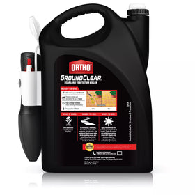 Ortho GroundClear works best in sunny conditions above 60°F for optimal performance