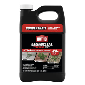 Ortho GroundClear Year Long Vegetation Killer2 concentrate bottle ready for mixing and immediate use