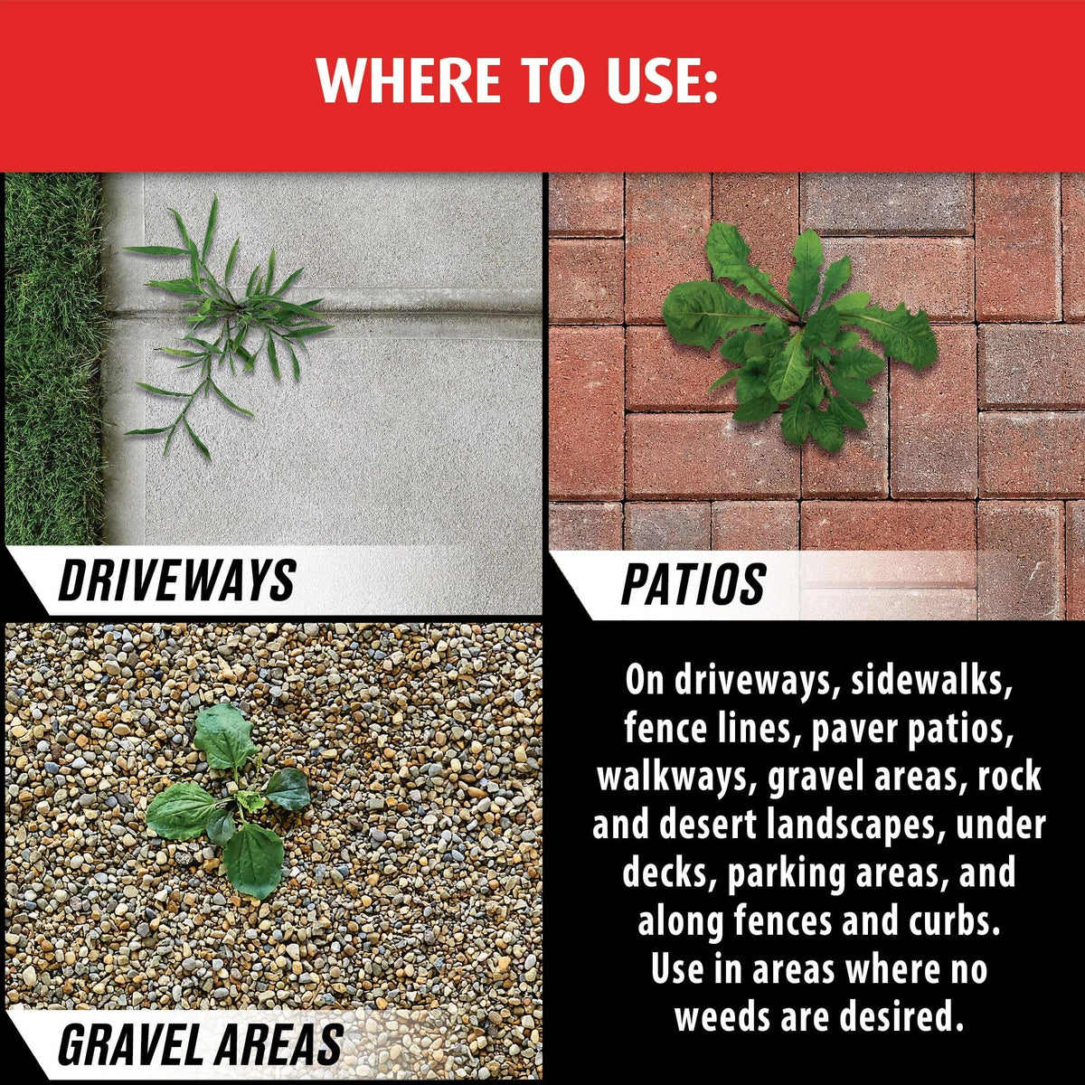 Ortho GroundClear Year Long Vegetation Killer2 coverage up to 1,600 square feet on hardscapes