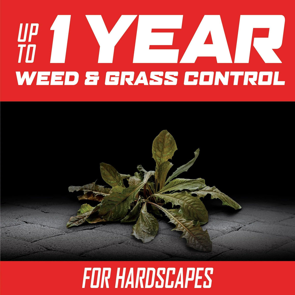 Ortho GroundClear Year Long Vegetation Killer2 uses a tank sprayer for easy application