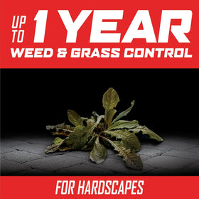 Ortho GroundClear Year Long Vegetation Killer2 uses a tank sprayer for easy application