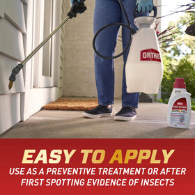 Ortho Home Defense dries quickly without staining after spraying