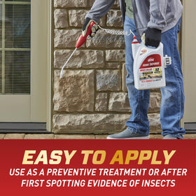 Ortho Home Defense perimeter treatment along foundations and decks helps deter intruders