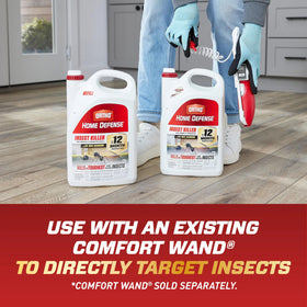 Ortho Home Defense garage entry areas treated for pest pressure