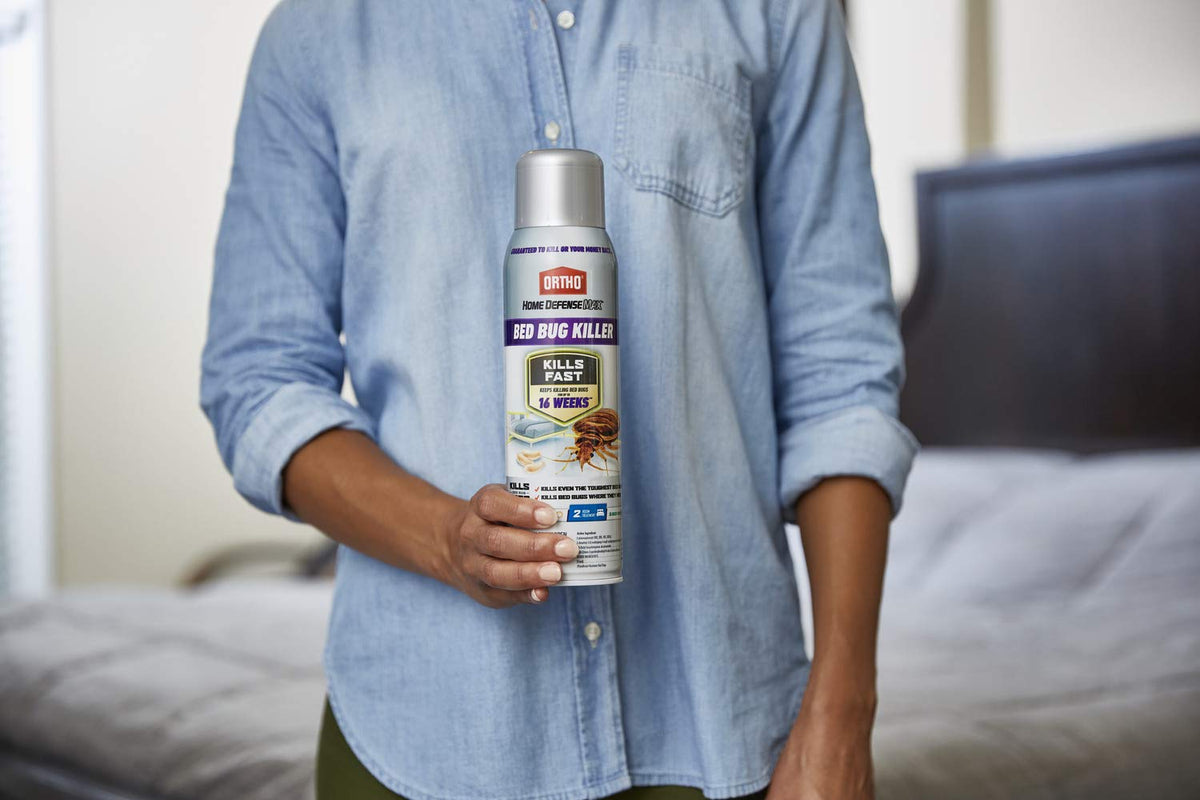 Ortho Home Defense Max baseboards and carpeting spot treatment helps deter re-infestation.