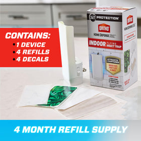 Ortho Home Defense Max kitchen use trap helps reduce flying insects without mess.