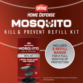 Ortho Home Defense refill being inserted into the mosquito kill station.