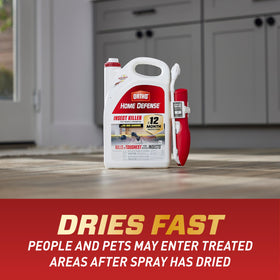 Ortho Home Defense exterior application on patios and garages for broader coverage