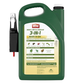 Ortho 3-in-1 spray action protects plants from pests