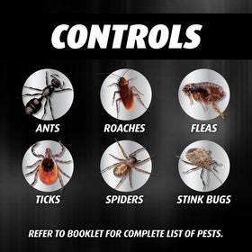 Ortho Orthene powder sprinkled into cracks and runways to reduce pests