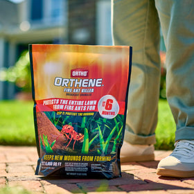 Ortho Orthene helps reduce new mound formation when applied lawn-wide.
