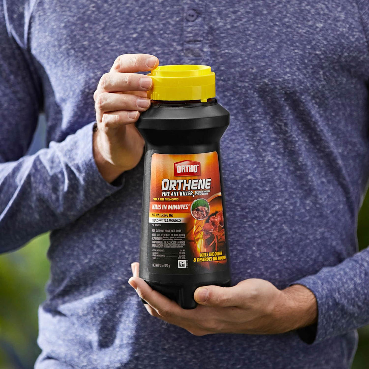 Treats up to 162 mounds per bottle for large yards