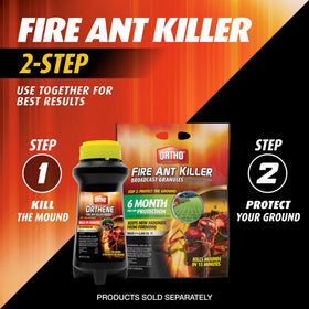 Ortho Orthene Fire Ant Killer1 bottle treats up to 189 mounds.