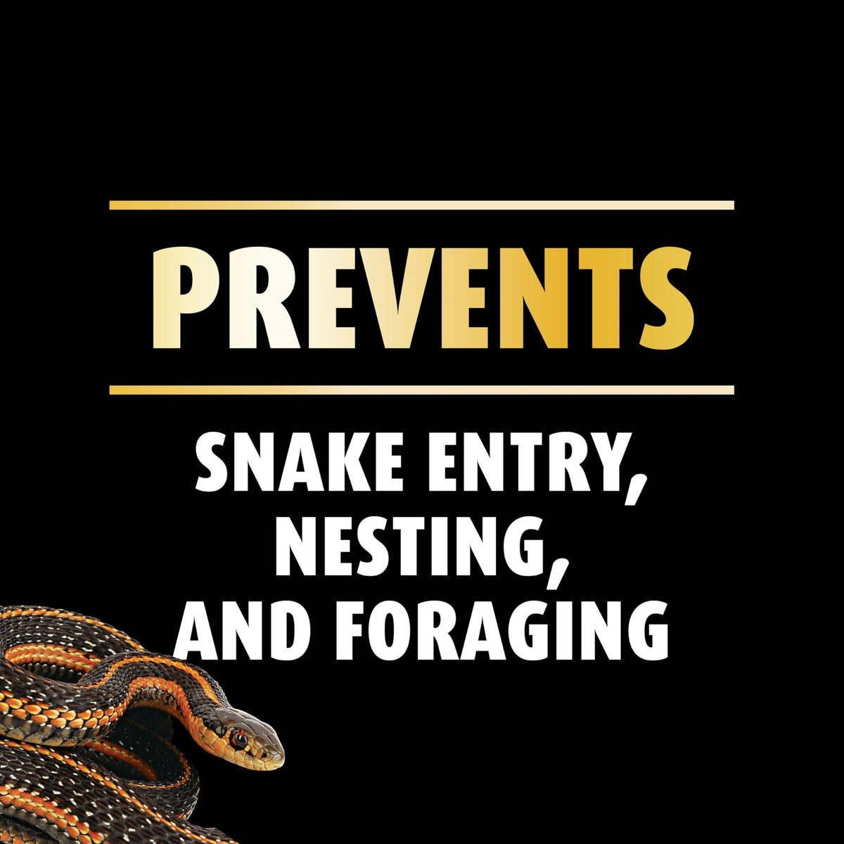 Ortho Snake B Gon1 no-stink formula safe around people and pets when used as directed