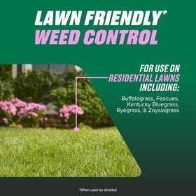 Ortho Chickweed, Clover & Oxalis Killer for Lawns targeting tough lawn weeds.