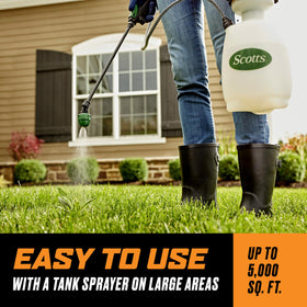 Ortho WeedClear coverage up to 5,000 square feet per container