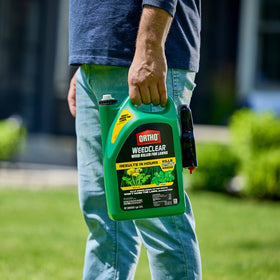 Ortho WeedClear kills dandelion and clover at the root.