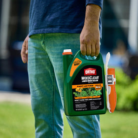 Ortho WeedClear Ready-to-Use 1-gallon bottle with wand for precise spot treatment.
