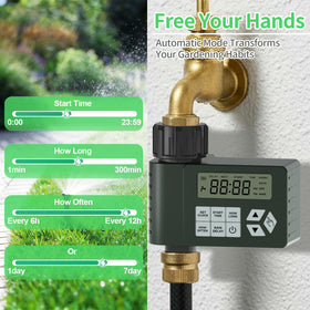 Ortis hose timer schedule setup view helps you program watering in minutes.