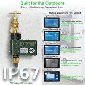 Ortis timer valve-core bracket close-up demonstrates leak resistance and performance.