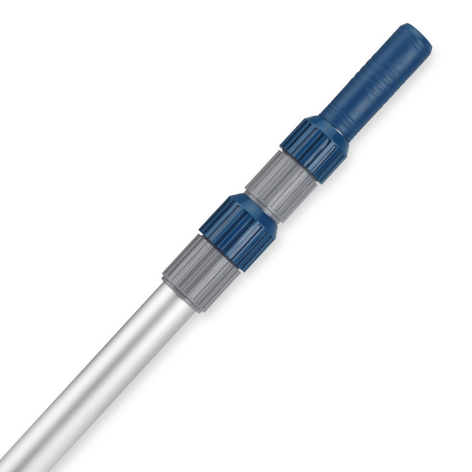 Orvella pool pole extend rod enhances reach for thorough skimming