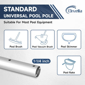 Orvella lightweight cleaning pole easy to handle