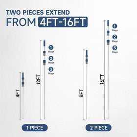 Orvella pool pole rust‑resistant aluminum for daily use