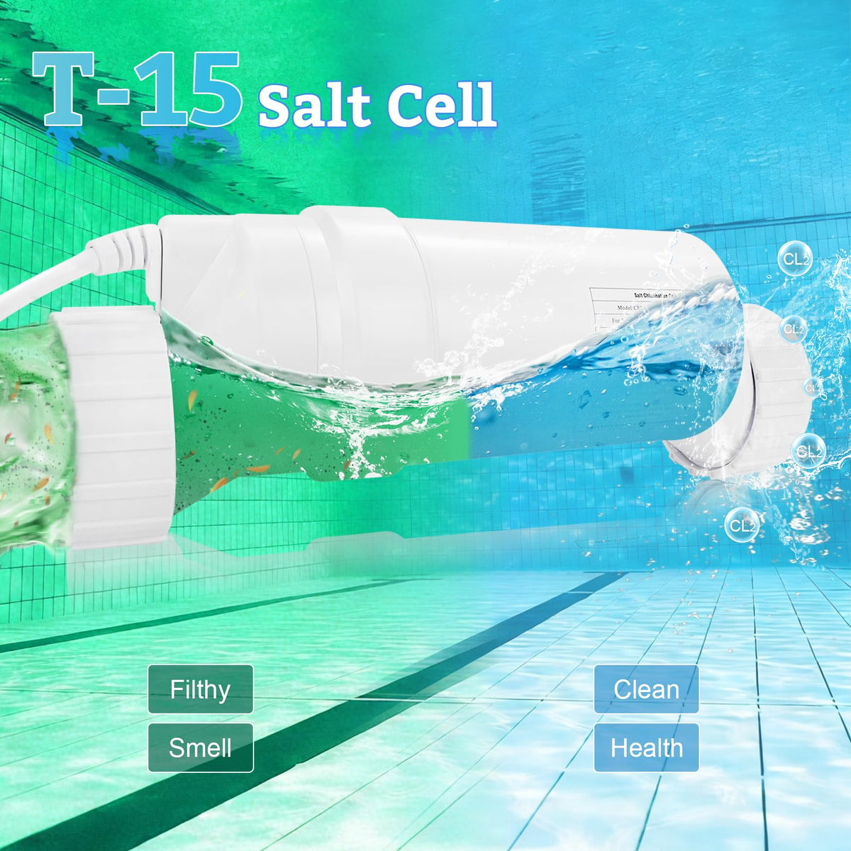 Orvex T-15 salt cell with corrosion-resistant materials
