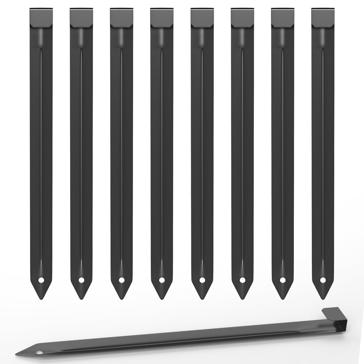 ORVPMVP landscape stakes ideal for no-dig edging and weed fabric.