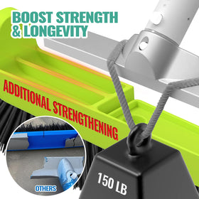 Durable bristles on the OSAMEDA brush head deliver high-efficiency scrubbing.