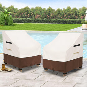 Osileyo Adirondack chair cover size reference 30x34x36 inches.
