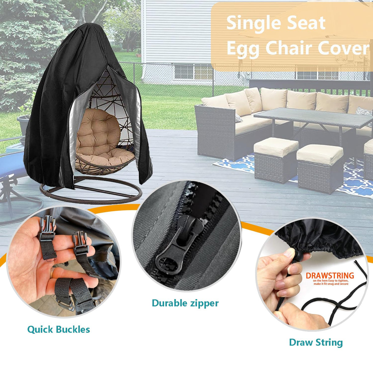 Oslimea 75h-45w fit keeps single-seat chairs snug.