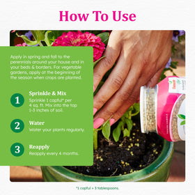 Resin-coated granules slowly release nutrients into soil over months.