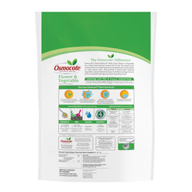 Osmocote Smart-Release outdoor fertilizer for flowers and vegetables.