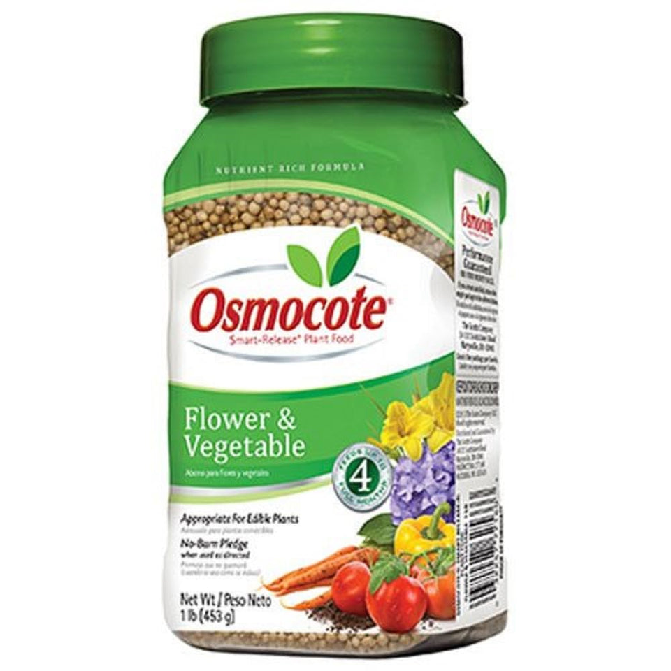 Osmocote Smart-Release bottle close-up for steady nutrient release and healthy growth.