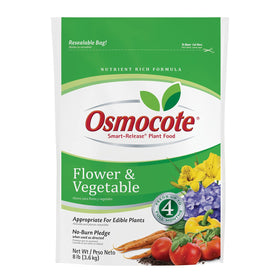 Osmocote Smart-Release bottle pour promotes even feeding for thriving vegetables.