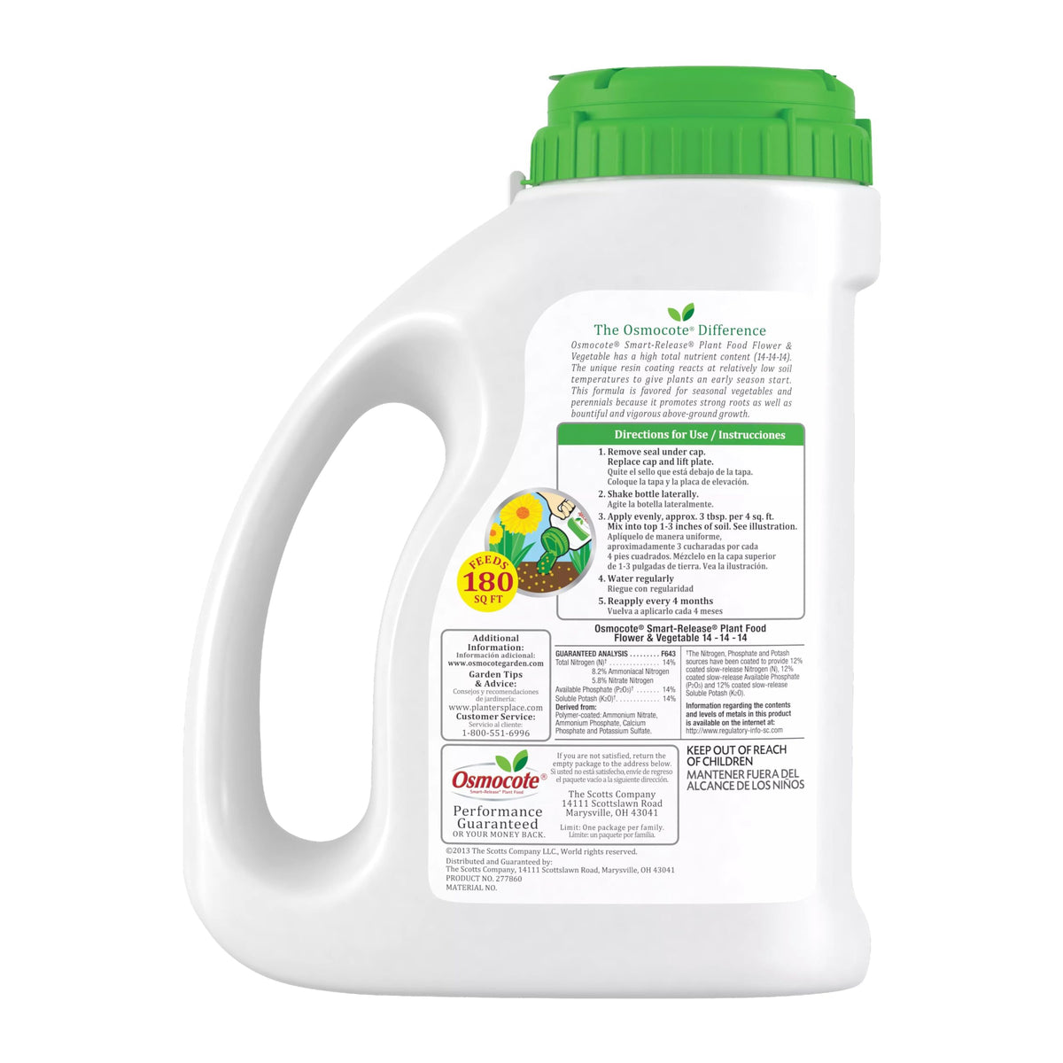 Osmocote Smart-Release provides four-month feeding for season-long color