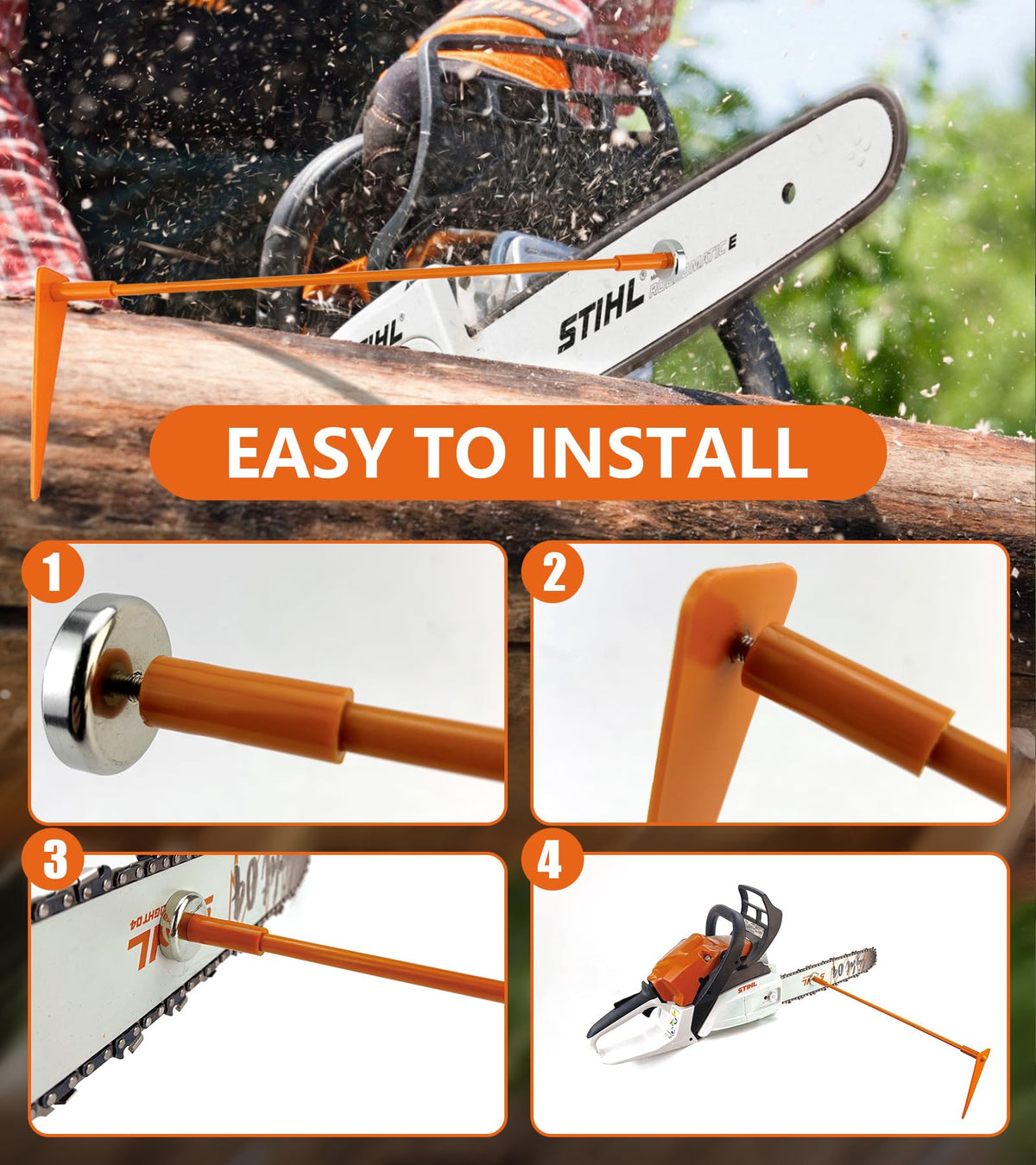 OSROENE belt-hang carabiner keeps marker within reach
