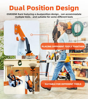 OSROENE rack includes space for wrenches and small tools.